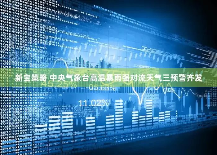 新宝策略 中央气象台高温暴雨强对流天气三预警齐发
